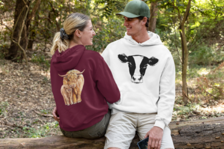 Bauernhoftiere Hoodies und T-Shirts selbst gestalten mit dem Online Designtool